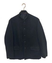 Y’s for men（ワイズフォーメン）の古着「ラウンドカラーウールジャケット」｜ブラック