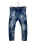 DSQUARED2（ディースクエアード）の古着「SEXY TWIST JEAN」｜インディゴ