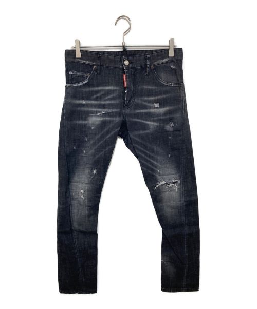 DSQUARED2（ディースクエアード）DSQUARED2 (ディースクエアード) SEXY TWIST JEAN ブラック サイズ:44の古着・服飾アイテム