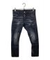 DSQUARED2（ディースクエアード）の古着「SEXY TWIST JEAN」｜ブラック