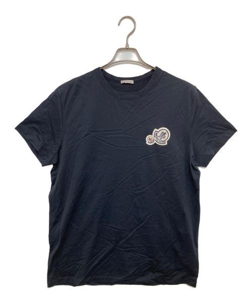 MONCLER（モンクレール）MONCLER (モンクレール) ロゴワッペンTEE ネイビー サイズ:XLの古着・服飾アイテム