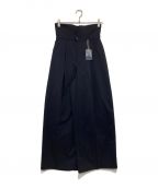 oblektオブレクト）の古着「2way Waist Tailored Pants」｜ネイビー