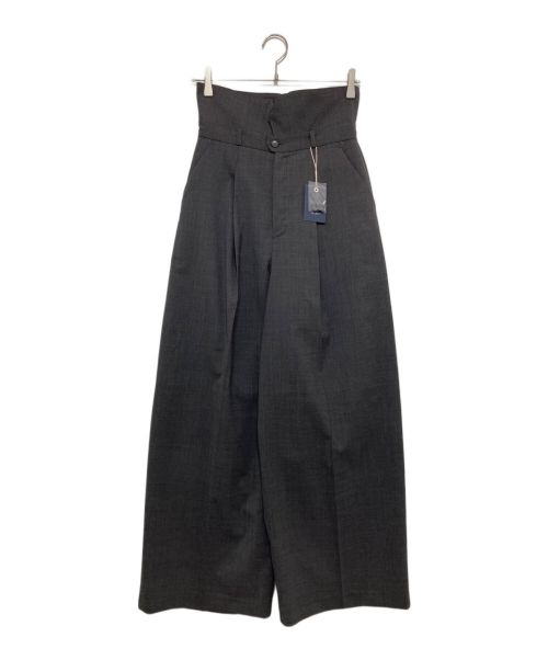 oblekt（オブレクト）oblekt (オブレクト) 2way Waist Tailored Pants グレー サイズ:Mの古着・服飾アイテム