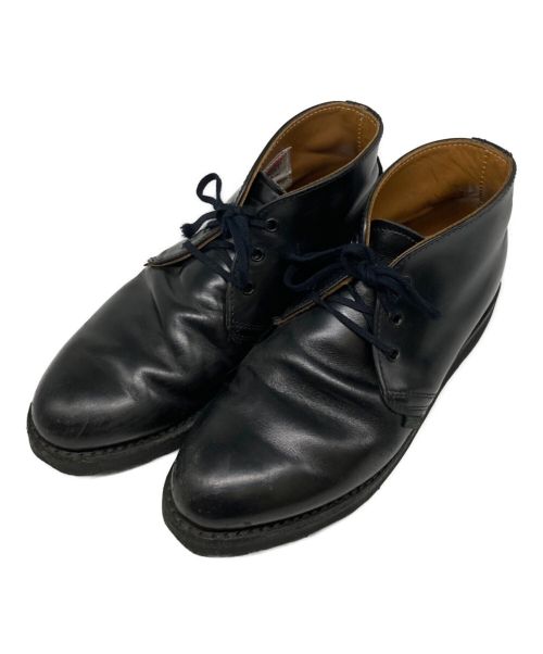 RED WING（レッドウィング）RED WING (レッドウィング) POSTMAN CHUKKA ブラック サイズ:7の古着・服飾アイテム