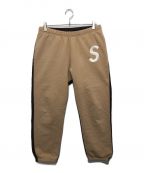 SUPREMEシュプリーム）の古着「Logo Split Sweat Pants」｜ベージュ