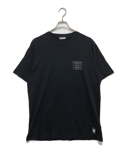 MONCLER（モンクレール）MONCLER (モンクレール) FRAGMENT DESIGN (フラグメントデザイン) ジーニアス マグリア 半袖Tシャツ ブラック サイズ:Lの古着・服飾アイテム