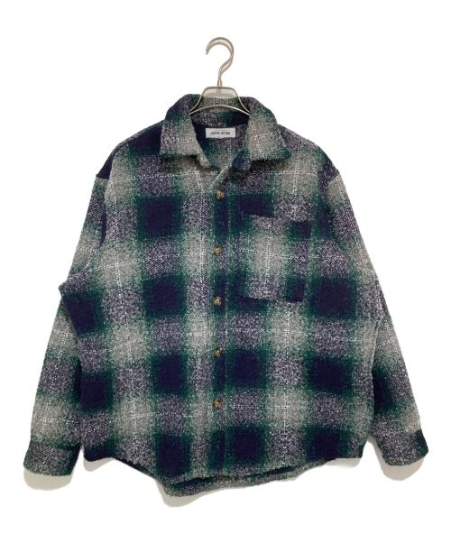 FUCKING AWESOME（ファッキンオーサム）FUCKING AWESOME (ファッキンオーサム) Heavy Flannel Overshirt グリーン サイズ:Lの古着・服飾アイテム