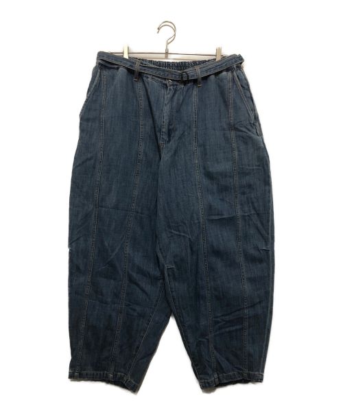 TIGHTBOOTH PRODUCTION（タイトブースプロダクション）TIGHTBOOTH PRODUCTION (タイトブースプロダクション) DENIM BAGGY SLACKS インディゴ サイズ:XLの古着・服飾アイテム