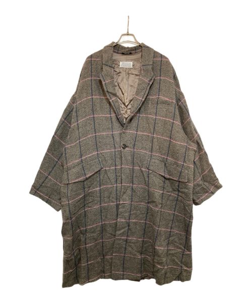 Maison Margiela（メゾンマルジェラ）Maison Margiela (メゾンマルジェラ) ウールチェスターコート ブラウン サイズ:36の古着・服飾アイテム