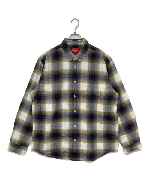 SUPREME（シュプリーム）SUPREME (シュプリーム) チェックシャツ ベージュ サイズ:Lの古着・服飾アイテム