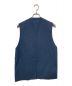 ESLOW (エスロー) no collar vest ブルー サイズ:2：6000円