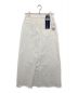 GOOD GRIEF! (グッドグリーフ) CUT OFF HEM LONG SKIRT ホワイト サイズ:38 未使用品：19800円