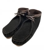 AURALEEオーラリー）の古着「SUEDE MOCCASIN SHORT BOOTS」｜ブラック