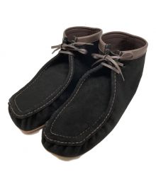 AURALEE（オーラリー）の古着「SUEDE MOCCASIN SHORT BOOTS」｜ブラック