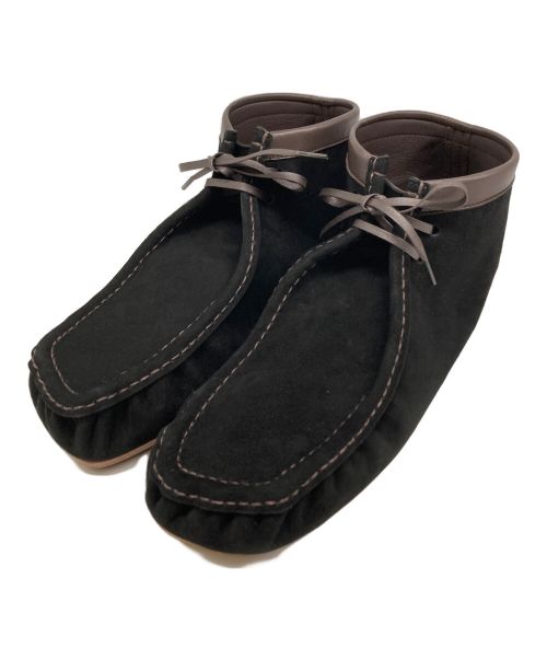 AURALEE（オーラリー）AURALEE (オーラリー) SUEDE MOCCASIN SHORT BOOTS ブラック サイズ:9の古着・服飾アイテム