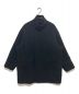 H BEAUTY&YOUTH（エイチ ビューティー&ユース）の古着「PILE MELTON STAND COLLAR COAT」｜ブラック