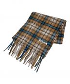 AURALEEオーラリー）の古着「CASHMERE CHECK STOLE」｜ベージュ