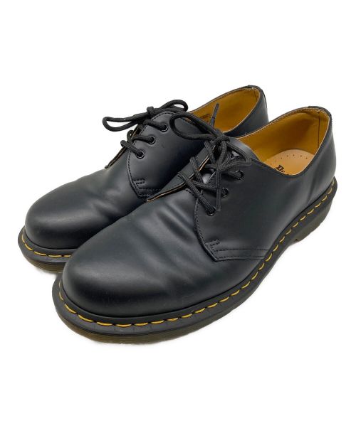 Dr.Martens（ドクターマーチン）Dr.Martens (ドクターマーチン) 3ホールレザーシューズ ブラック サイズ:UK8の古着・服飾アイテム