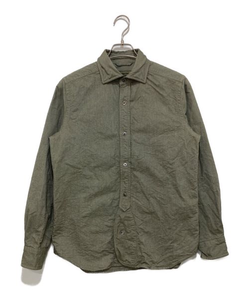 NIGEL CABOURN（ナイジェルケーボン）NIGEL CABOURN (ナイジェルケーボン) BRITISH OFFICERS SHIRT カーキ サイズ:SIZE46の古着・服飾アイテム