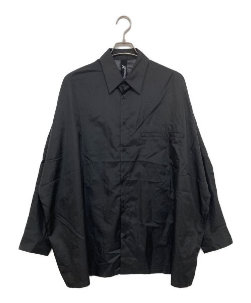 GROUND Y（グラウンドワイ）GROUND Y (グラウンドワイ) Logo dolman shirt ブラック サイズ:1の古着・服飾アイテム