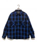 NEIGHBORHOODネイバーフッド）の古着「BUFFALO CHECK SH LS」｜ネイビー