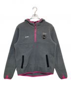 F.C.R.B. Bristol×SOPH.エフシーアールビー×ソフネット）の古着「POLARTEC FLEECE HALF ZIP STAR HOODY」｜グレー