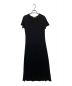 THE ROW（ザ ロウ）の古着「Nacis Fluid Navy Maxi Dress」｜ブラック