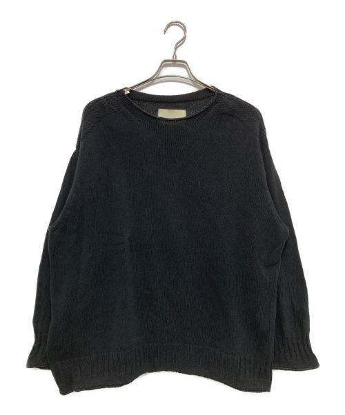 INNAT（インアット）INNAT (インアット) COTTON GUERNSEY SWEATER ブラック サイズ:Freeの古着・服飾アイテム