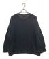 INNAT (インアット) COTTON GUERNSEY SWEATER ブラック サイズ:Free：13000円