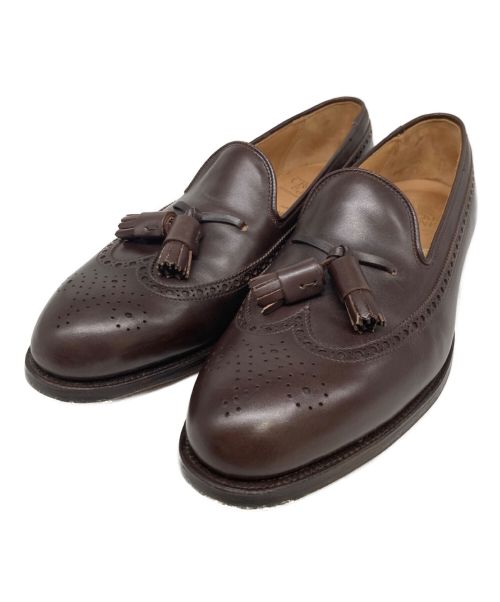 Crockett & Jones（クロケット＆ジョーンズ）Crockett & Jones (クロケット＆ジョーンズ) ローファー ブラウン サイズ:6の古着・服飾アイテム