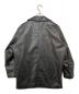 SOFTHYPHEN (ソフトハイフン) FAUX LEATHER PEA COAT ブラック サイズ:01：30000円