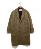 MHLエムエイチエル）の古着「BASIC WOOL MELTON COAT」｜ブラウン