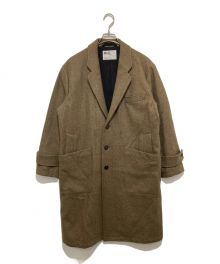 MHL（エムエイチエル）の古着「BASIC WOOL MELTON COAT」｜ブラウン