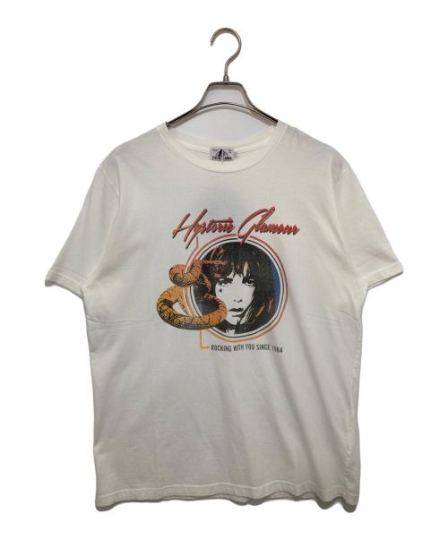 Hysteric Glamour（ヒステリックグラマー）Hysteric Glamour (ヒステリックグラマー) SNAKE WOMAN HEAD Tシャツ ホワイト サイズ:Lの古着・服飾アイテム