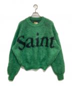 SAINT MICHAELセントマイケル）の古着「CREW NECK KNIT」｜グリーン