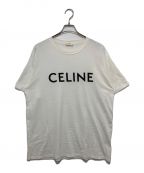 CELINEセリーヌ）の古着「ロゴプリントTシャツ」｜ホワイト