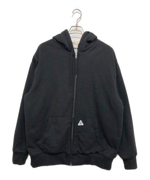 PALACE（パレス）PALACE (パレス) PATCH THERMAL ZIP HOOD ブラック サイズ:XLの古着・服飾アイテム