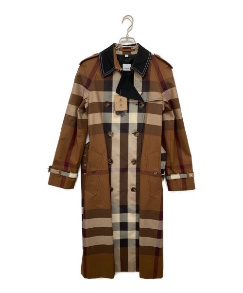 BURBERRY（バーバリー）BURBERRY (バーバリー) トレンチコート ブラウン サイズ:UK6の古着・服飾アイテム