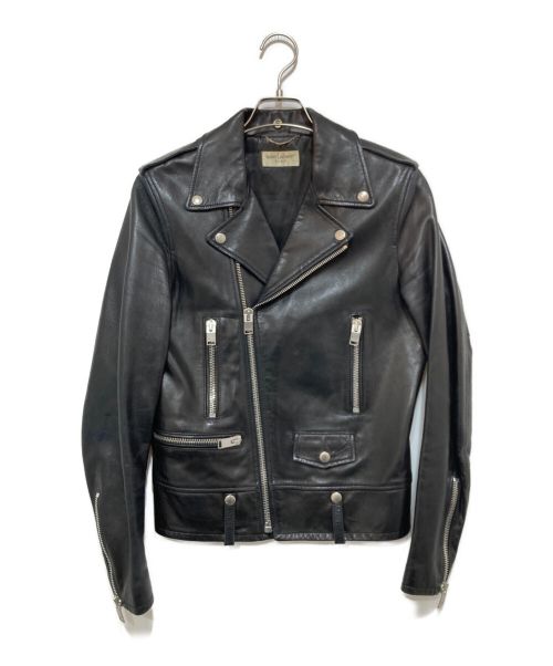 Saint Laurent Paris（サンローランパリ）Saint Laurent Paris (サンローランパリ) クラシックモーターサイクルライダースジャケット ブラック サイズ:44の古着・服飾アイテム