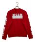 MSGM (エムエスジーエム) プリントスウェット レッド サイズ:XS：8000円