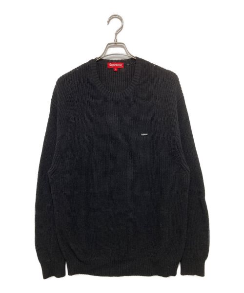 SUPREME（シュプリーム）Supreme (シュプリーム) Melange Rib Knit Sweater ブラック サイズ:XLの古着・服飾アイテム