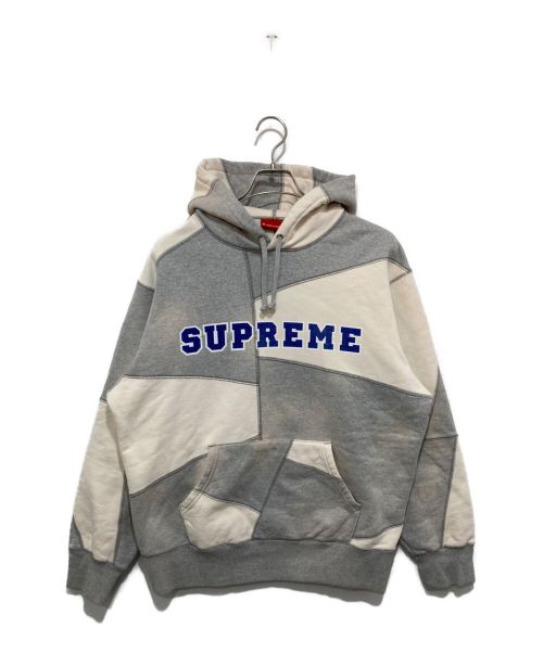 SUPREME（シュプリーム）Supreme (シュプリーム) Patchwork Hooded グレー サイズ:Mの古着・服飾アイテム