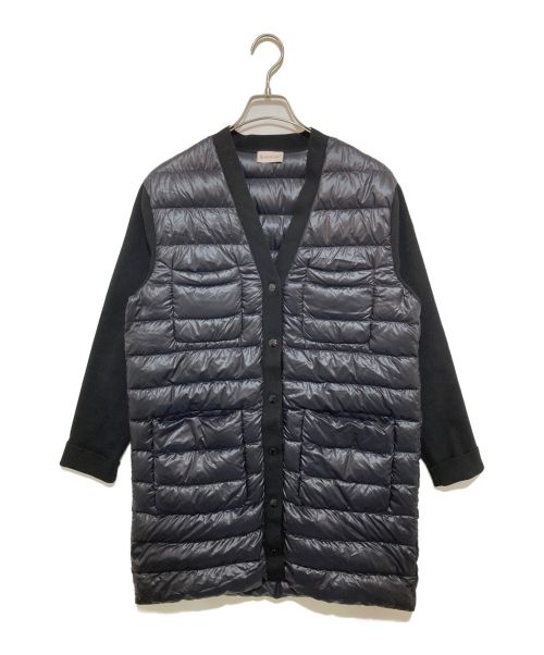 MONCLER（モンクレール）MONCLER (モンクレール) ダウンカーディガンコート ブラック サイズ:Mの古着・服飾アイテム