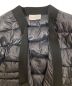 中古・古着 MONCLER (モンクレール) ダウンカーディガンコート ブラック サイズ:M：63000円