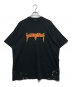 BALENCIAGAバレンシアガ）の古着「Metal Logo Tシャツ」｜ブラック