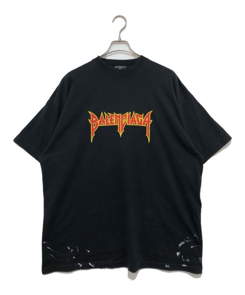 BALENCIAGA（バレンシアガ）BALENCIAGA (バレンシアガ) Metal Logo Tシャツ ブラック サイズ:2の古着・服飾アイテム