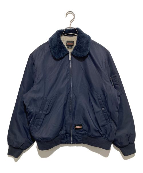 Dickies（ディッキーズ）Dickies (ディッキーズ) Supreme (シュプリーム) Fur Collar Bomber Jacket ネイビー サイズ:Mの古着・服飾アイテム