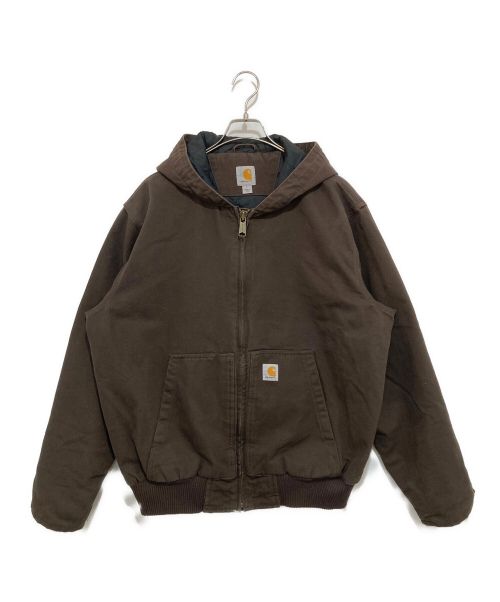 CarHartt（カーハート）CarHartt (カーハート) WASHED DUCK INSULATED ACTIVE JACKET ブラウン サイズ:Lの古着・服飾アイテム