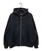 SUPREME×UNDERCOVERシュプリーム×アンダーカバー）の古着「Zip Up Hooded Sweatshirt」｜ブラック