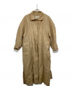 TODAYFULトゥデイフル）の古着「Linen Trench Coat」｜ブラウン